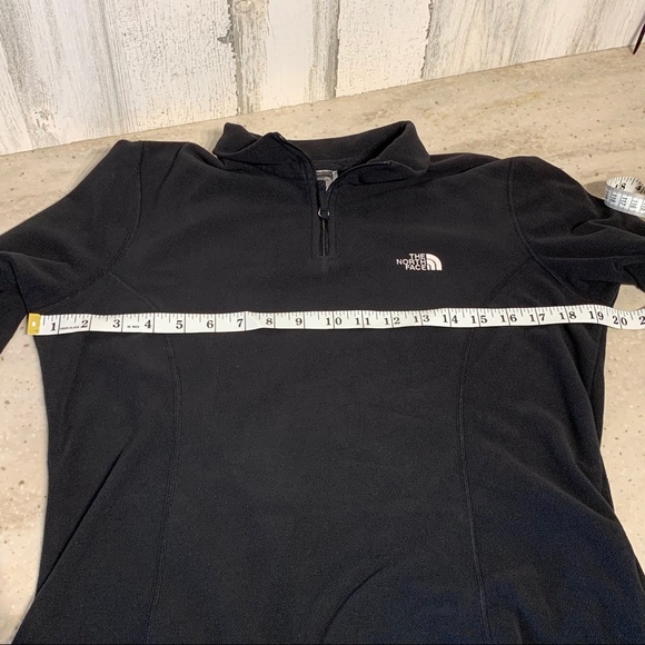 The North Face 1/4 Zip Black TKA 100 Jacket Med - Picture 4 of 7